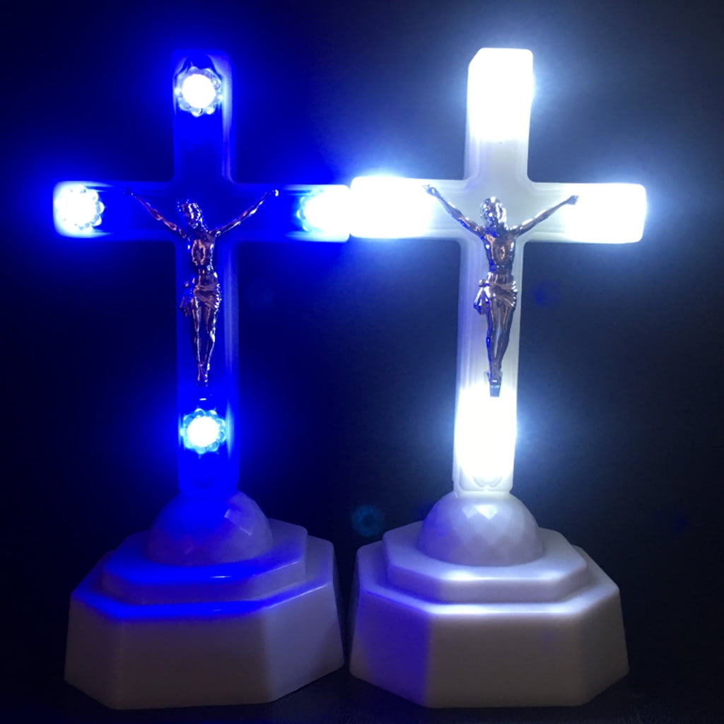 religious gifts for men Desktop Creative Office Study Home Jesus Cross  Night
