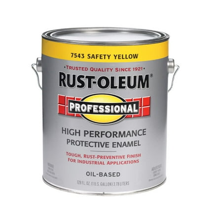 Rust-Oleum Professional Indoor and Outdoor Safety Yellow Protective Paint 1 gal