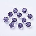 thumbnail image 2 of Imitation Austrian Crystal Beads Grade AAA K9 Glass Faceted(32 Facets) Round Indigo 10mm, 2 of 3