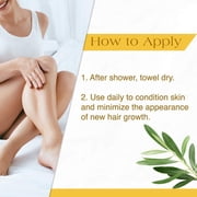 GiGi Slow Grow Hair Inhibitor Lotion, Hair Growth Minimizer with Argan Oil for After Wax Care, 8 oz