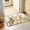 A, variant on Easter Cute Bunny Eggs Kitchen Drying Mat, Absorbent Microfiber Countertop Pad with Non- Back for Kitchen Dishes & Sink 16x18 inch