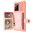 thumbnail image 2 of Galaxy Note 20 Wallet Case, Shockproof Rubber Card Holder Wallet PU Leather Back Phone Case Kickstand Protective Scratch Hybrid Bumper Shell for Samsung Galaxy Note 20 6.7 inch 2020, Rosegold, 2 of 7