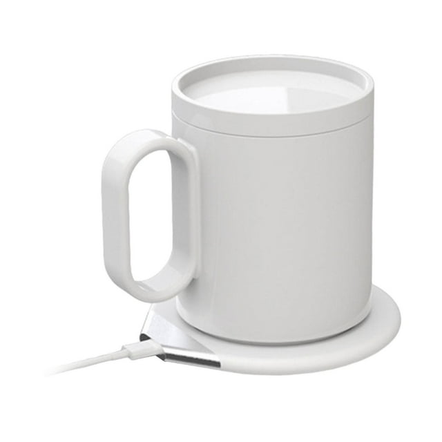 Calentador de tazas de café y juego de tazas Calentador de café eléctrico de temperatura constante de 55 degreeC Calentador de té Taza de cerámica para té