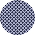thumbnail image 1 of Ahgly Company Machine Washable Indoor Round Transitional Night Blue Area Rugs, 3' Round, 1 of 7