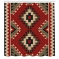 thumbnail image 3 of Ambesonne Afghan Shower Curtain, Afghan Style Motifs, 69"Wx70"L, Multicolor, 3 of 3