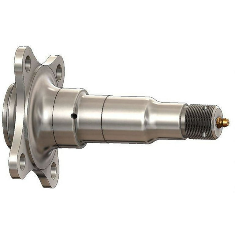 The Trailer Parts Outlet - #84 Weld-On Spindle With Flange for 3500 lb  Trailer Axles - 1 3/4 Diameter, Spindle Kit / 5x4.5 Bolt Pattern 