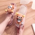 thumbnail image 1 of Cute Cartoon Elephant Pink Adult Slippers - Couple Cotton Slippers, 1 of 6
