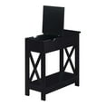thumbnail image 4 of Oxford Flip Top End Table with Charging Station in Black Wood Finish, 4 of 4