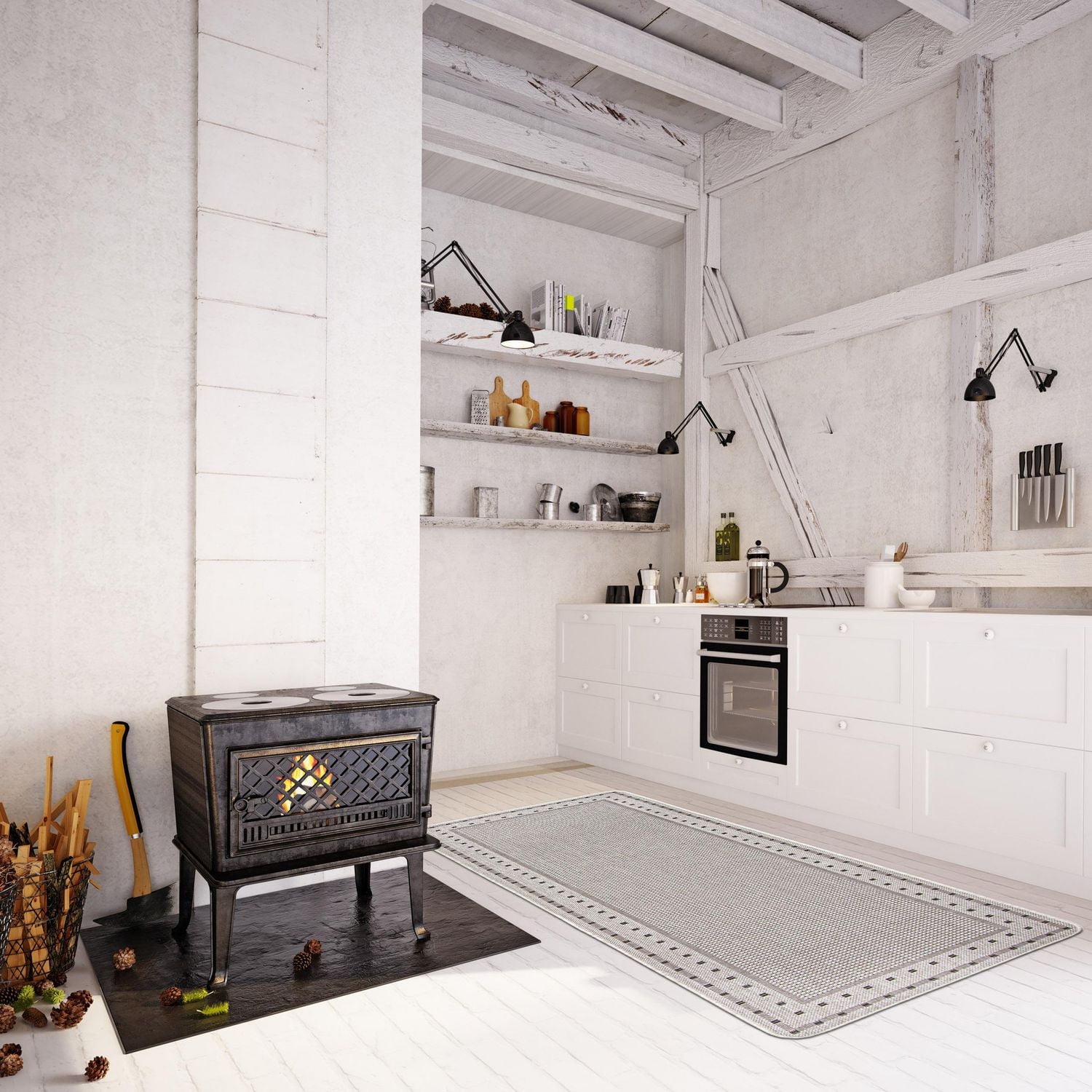 ECARPET Cuisine, Corridor, Buanderie, Entrée, Chambre d'Enfants, Tapis de Salle de Bain et Tapis Utilitaire Antidérapant