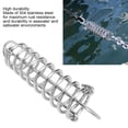 thumbnail image 3 of Boat Anchor Mooring Spring, Impact Resistant Stainless Steel Flexible Marine Anchor Dock Snubber Spring Reduce Stress  for Ship Yachts, 3 of 7