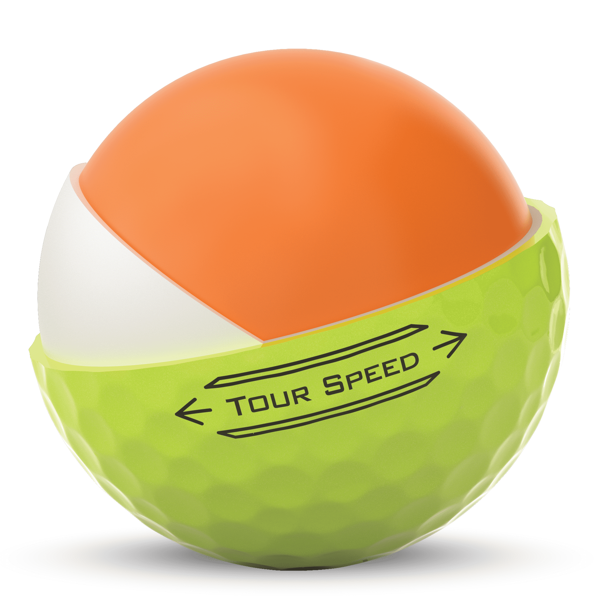 Titleist Tour Speed Golf Balls, 12 Pack, Yellow
