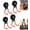 4pcs, variant on Heavy Duty Magnetic Double Claw Hook, 2.6in Large Industrial Magnet Hooks with Anti-Slip Coating, Dual J-Hook Utility Tool Hanger for Shovels, Power Drills, Garden Hose (1pcs)