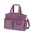 thumbnail image 3 of HILABEE Sac Fourre-Tout pour Couches à Multiples Poches Extérieures Léger Imperméable Sac à Langer Violet, 3 of 9