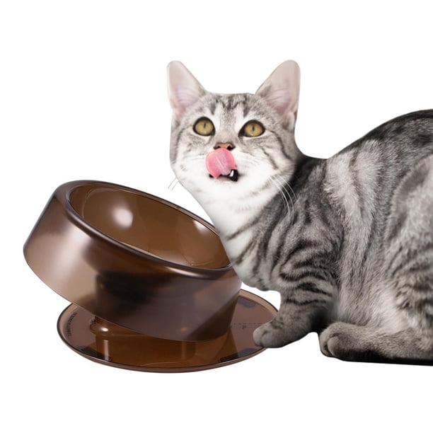 Tazón De Comida Para Gatos, Tazón Para Mascotas, Protege La Columna Cervical, Tazón De Comida Para Gatos Antivuelco, Tazón De Alimentación Inevent PT001487-02