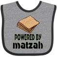 thumbnail image 3 of Inktastic Funny Passover Powered by Matzah Boys or Girls Baby Bib, 3 of 4