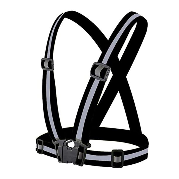 Chaleco reflectante Gear Neutral Chaleco de advertencia Cinturón de seguridad láser ajustable para correr de noche Ciclismo Trotar Caminar Ormromra