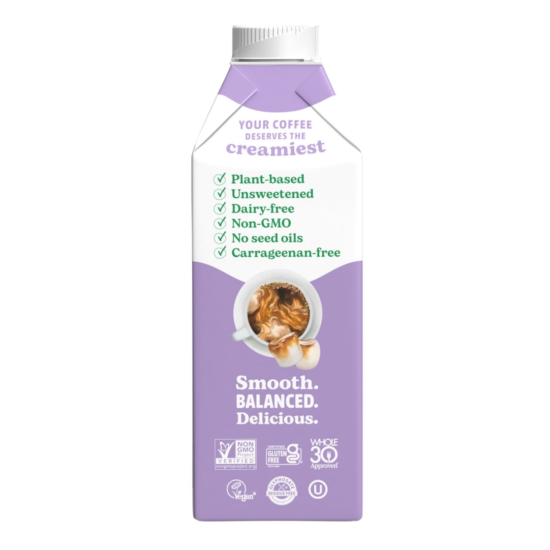 nutpods® Unsweetened Non Dairy Toasted Marshmallow made with Almonds and Coconuts Coffee Creamer
