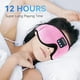 thumbnail image 3 of Auriculares para Dormir, Antifaz para Dormir 3D, LIGHTIMETUNNEL Auriculares para Dormir Lavables con Altavoces estéreo Ultrafinos Micrófono Manos Libres para Insomnio Viajes Rosa, 3 of 5