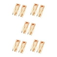thumbnail image 3 of fastboy Ornements pour Cheveux Outils de Coiffure Robustes Simples Clip Latéral Attache-Pression Or 5Set, 3 of 6