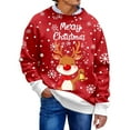 thumbnail image 4 of Men's Christmas Sweaters - Funny Christmas Sweaters for Men - Fun Holiday Pullovers,Red,2XL, 4 of 7