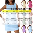 thumbnail image 4 of Lovskoo Womens Summer Linen Mini Dress Boat Neck Low Back Sleeveless Tank Dresses with Pockets 2025 Vacation Sundresses Brown, 4 of 9