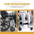 thumbnail image 4 of Wheel Universal Front Wheel Wheelchair Walker Scooter Replacement Parts Abs Rubber Quiet Smooth Operation 2Pcs, 4 of 5