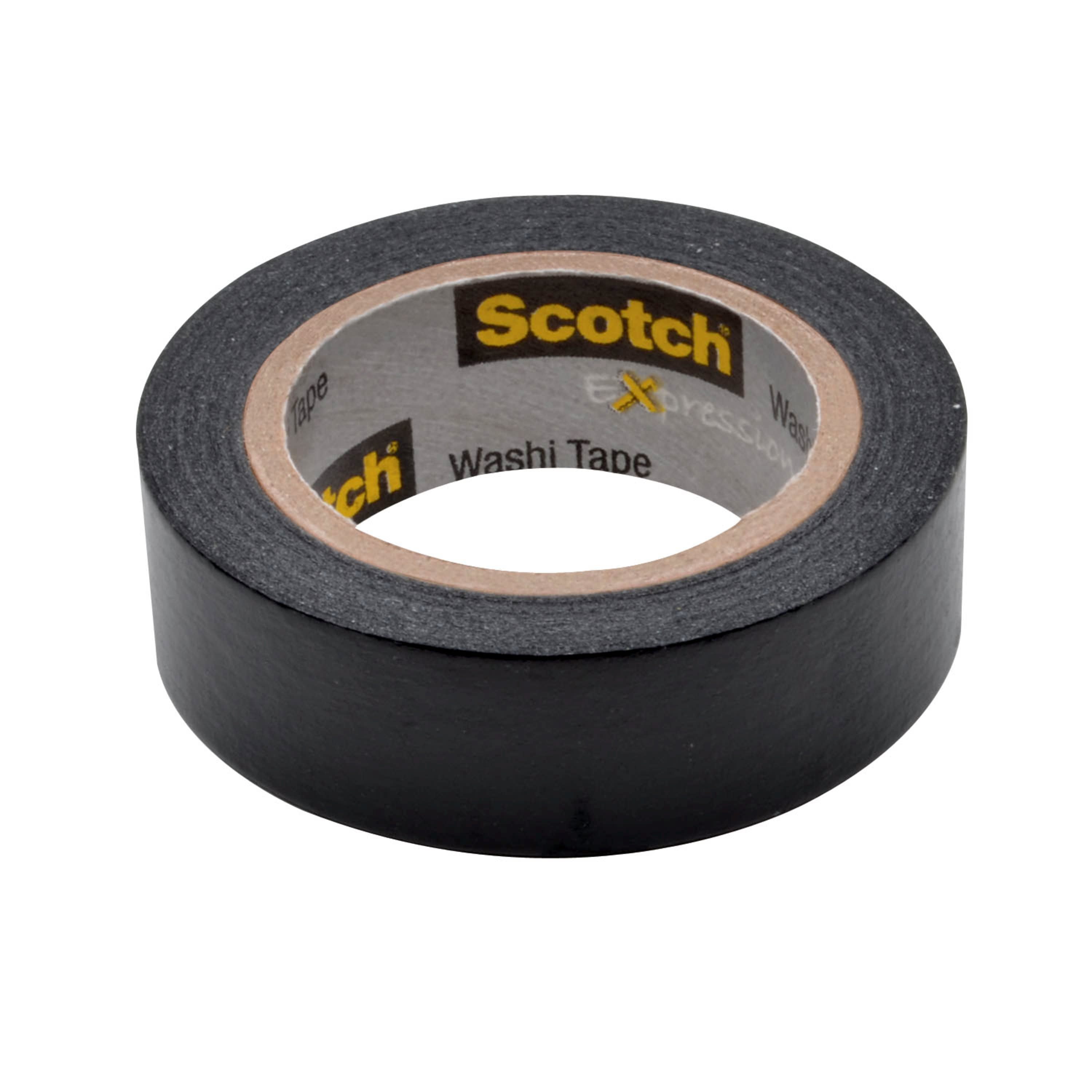 Scotch Expressions Masking Tape 3 Core 1 x 20 Yd. Black - Office Depot