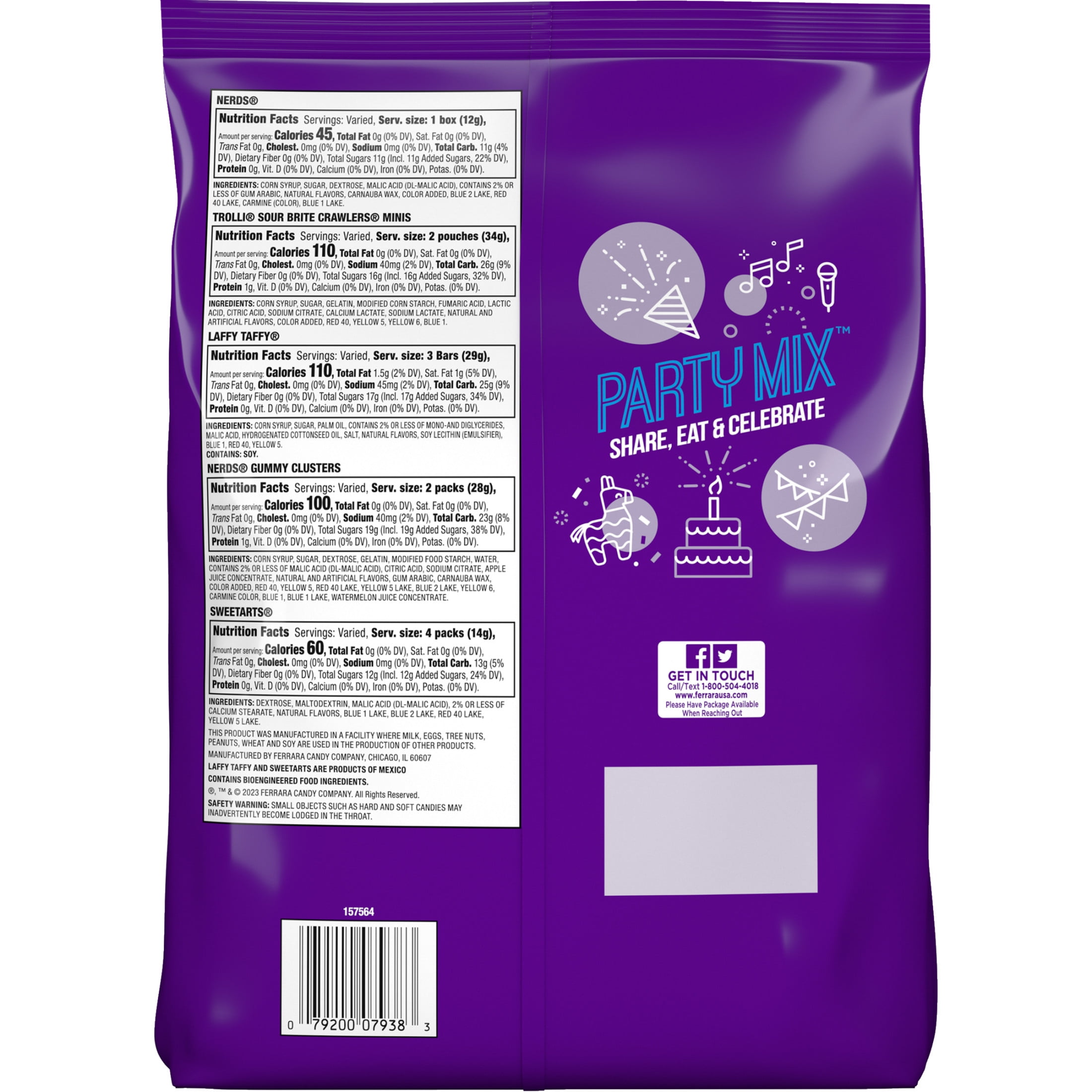 SweeTARTS - Brandclub - SweeTARTS Variety Party Mix, Individually