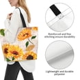 thumbnail image 3 of Fotbe Sunflower 5 Bolsa Tote Estética de Lona con Estampado para Mujer - Bolsa Reutilizable de Hombro Casual para Vacaciones, Compras, Trabajo y Gimnasio, 3 of 8