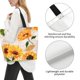 thumbnail image 3 of Fotbe Sunflower 5 Bolsa Tote Estética de Lona con Estampado para Mujer - Bolsa Reutilizable de Hombro Casual para Vacaciones, Compras, Trabajo y Gimnasio, 3 of 8