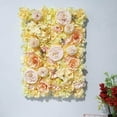 thumbnail image 4 of Artificial Silk Flowers Wall Panel Wedding Party Floral Backdrop wall backdrop artificial Champagne, 4 of 6