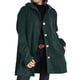 thumbnail image 2 of Chaqueta Informal de Holgada con Capucha y Larga para Mujer, Otoño e Invierno Verde M, 2 of 6