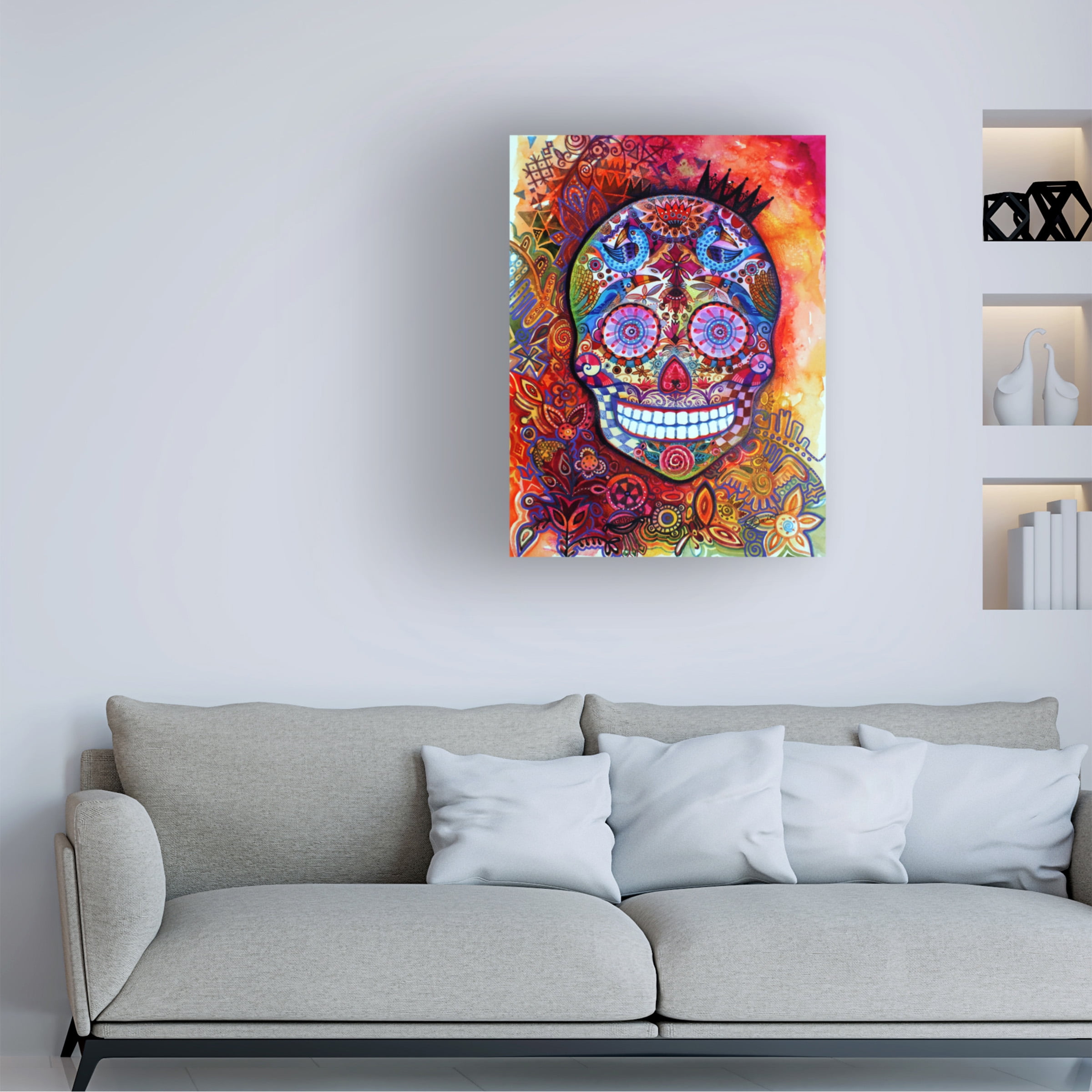 Trademark Fine Art 'Scull' Canvas Art by Oxana Ziaka
