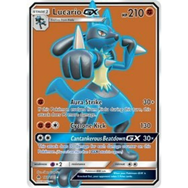 pokemon forbidden light lucario gx 122 walmart com walmart pokemon forbidden light