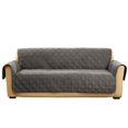 thumbnail image 4 of SureFit Microfiber Pet Sofa Furniture Cover in Dark Grey, 4 of 5