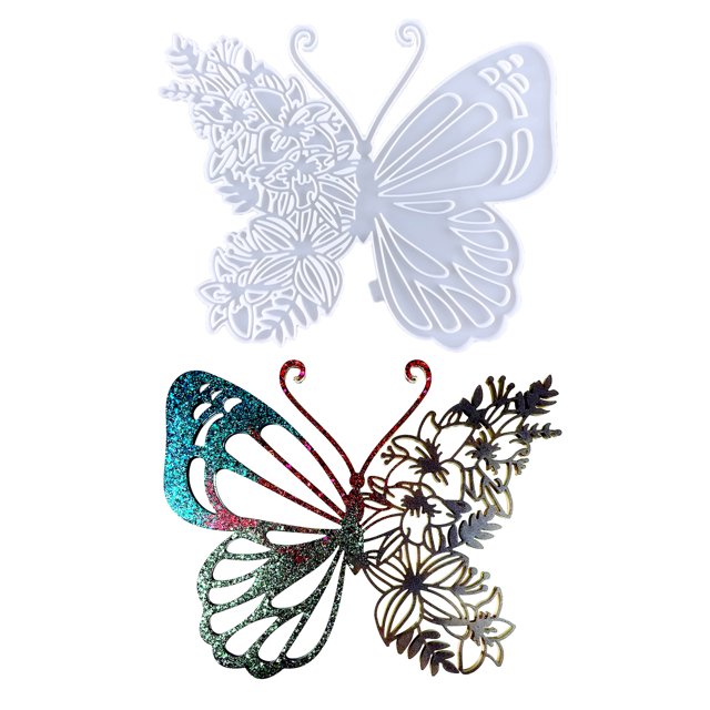 Moldes Resina Epoxi Kuymtek Mariposa Molde Silicona 3D Artesanías Artísticas