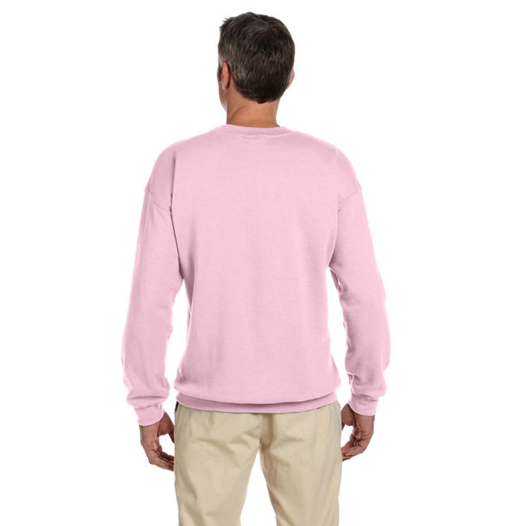 Gildan - Heavy Blend Crewneck Sweatshirt - 18000 - Light Pink - Size: XS -  Walmart.com