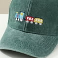 thumbnail image 6 of NIEWTR Toddler Baseball Hat Baby Cap Sun hat Adjustable Dinosaur Baseball Hats Kids Boy Girls for 6M-6Y（Green,3-8 Years), 6 of 7