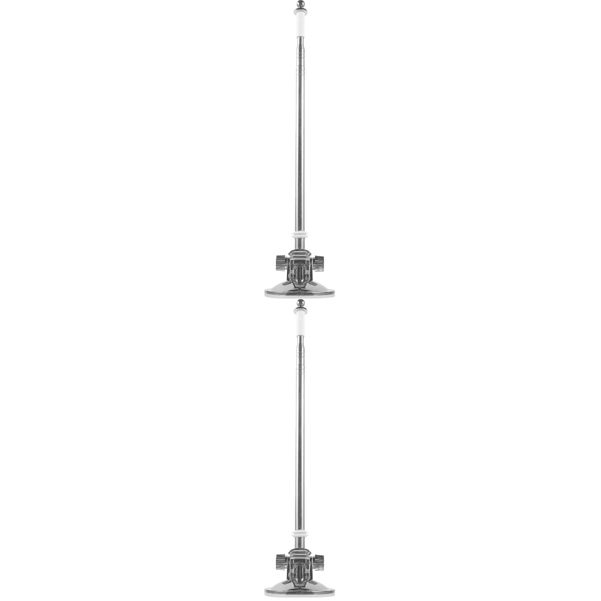 FRCOLOR 2pcs Outdoor Flag Pole Stand Durable Suction Cup Flagpole Stand Display Car Flag Mount Tool