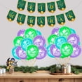 thumbnail image 3 of Banner Globos Pastel Topper Feliz Cumpleaños Eid Mubarak Decoración Verde Sunnimix Globo de fiesta de cumpleaños, 3 of 7