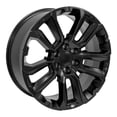 thumbnail image 4 of OE Wheels CV68 22 Inch Rim Fits Suburban 1500 High Country Style 6x139.7 22x9 Satin Black - Hollander 14088 (1), 4 of 5