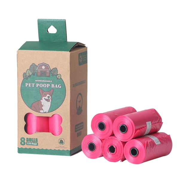 Bolsa De Basura De Color Liso Para La Limpieza Biodegradable De Heces De Perro. Bolsa Desechable Gruesa Para El Baño De Perros. Bolsa Biodegradable Para Basura De Mascotas.