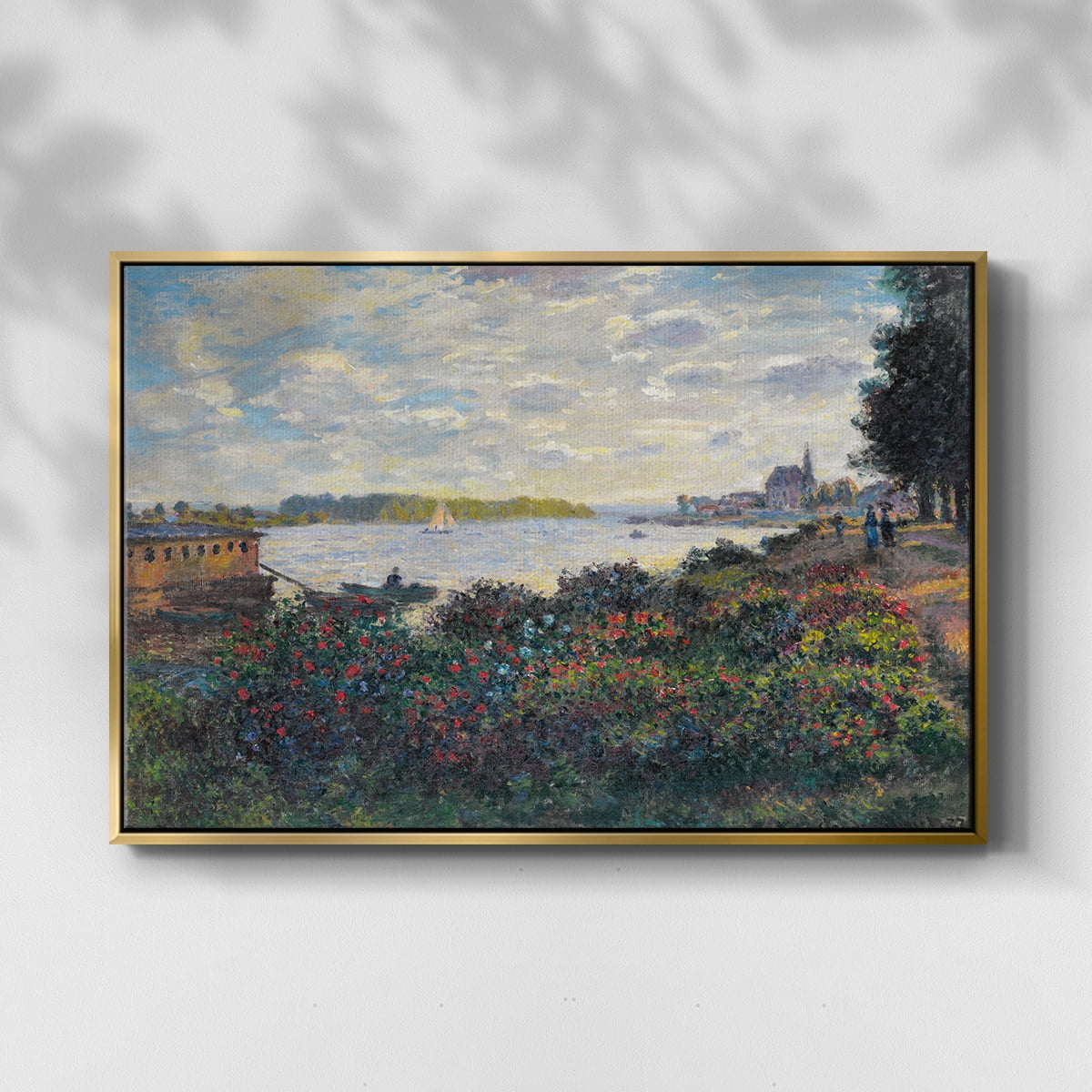 Vintage Landscape-CII By Wexford Home Framed in Gold Wood Gallery Wrapped Canvas 17 in. x 25 in.