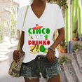 thumbnail image 3 of YDLCAFD T-Shirt Décontracté Mode Imprimé Col Rond Manches Courtes pour Femmes de Pâques, 3 of 3