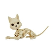 Halloween Small Faux Skeleton Cat, 5"x2", Halloween Decoration, by Way To Celebrate