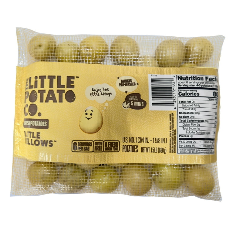 Fresh Yellow Baby Potatoes, 1.5 lb Bag