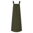 thumbnail image 5 of ZANZEA Women Plain Casual with Pockets Overalls Maxi Dresses, 5 of 11