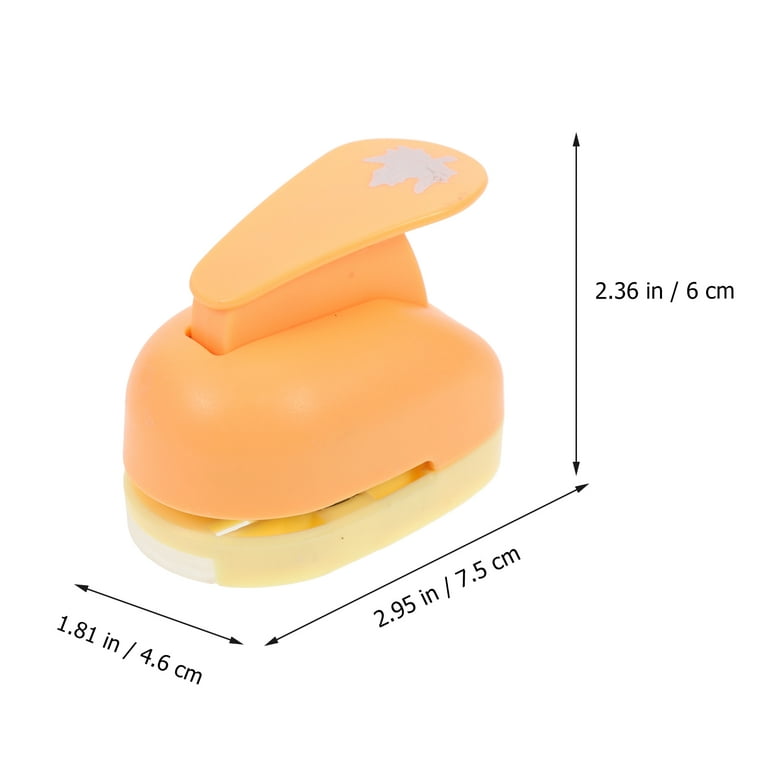 Nuolux Punch Paper Hole Punch Puncher Shapes Craft Crafts Decorative Punches Diycircle Heart Flower Scrapbook Shapes Star Cards, Size: 6.2X4.6cm