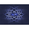 thumbnail image 1 of Ahgly Company Machine Washable Indoor Rectangle Transitional Night Blue Area Rugs, 6' x 9', 1 of 7