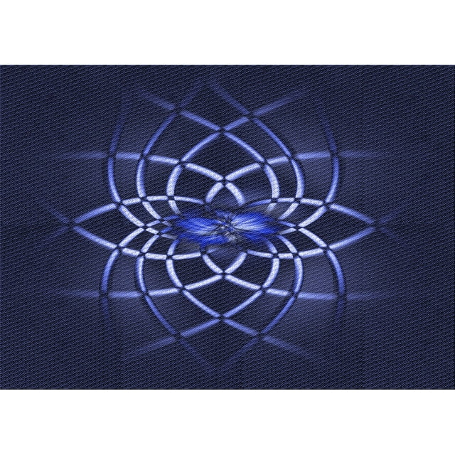 Ahgly Tapis Rectangulaire Lavable en Machine Intérieur Transitionnel Bleu Nuit, 7 Pieds x 10 Pieds